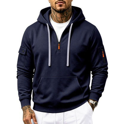 ✨Neu eingetroffen✨Herren-Sweatshirt mit Kapuze, schweres Fleecefutter, lockere Passform, lässige Arbeitskleidung für Herbst und Winter
