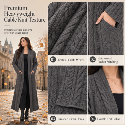 ✈️Neu eingetroffen – jetzt versandkostenfrei!✈️Freizeit Strickjacke Lang