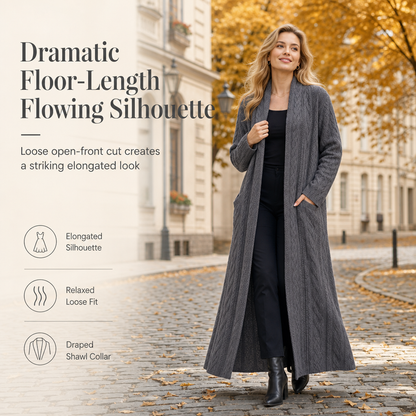 ✈️Neu eingetroffen – jetzt versandkostenfrei!✈️Freizeit Strickjacke Lang