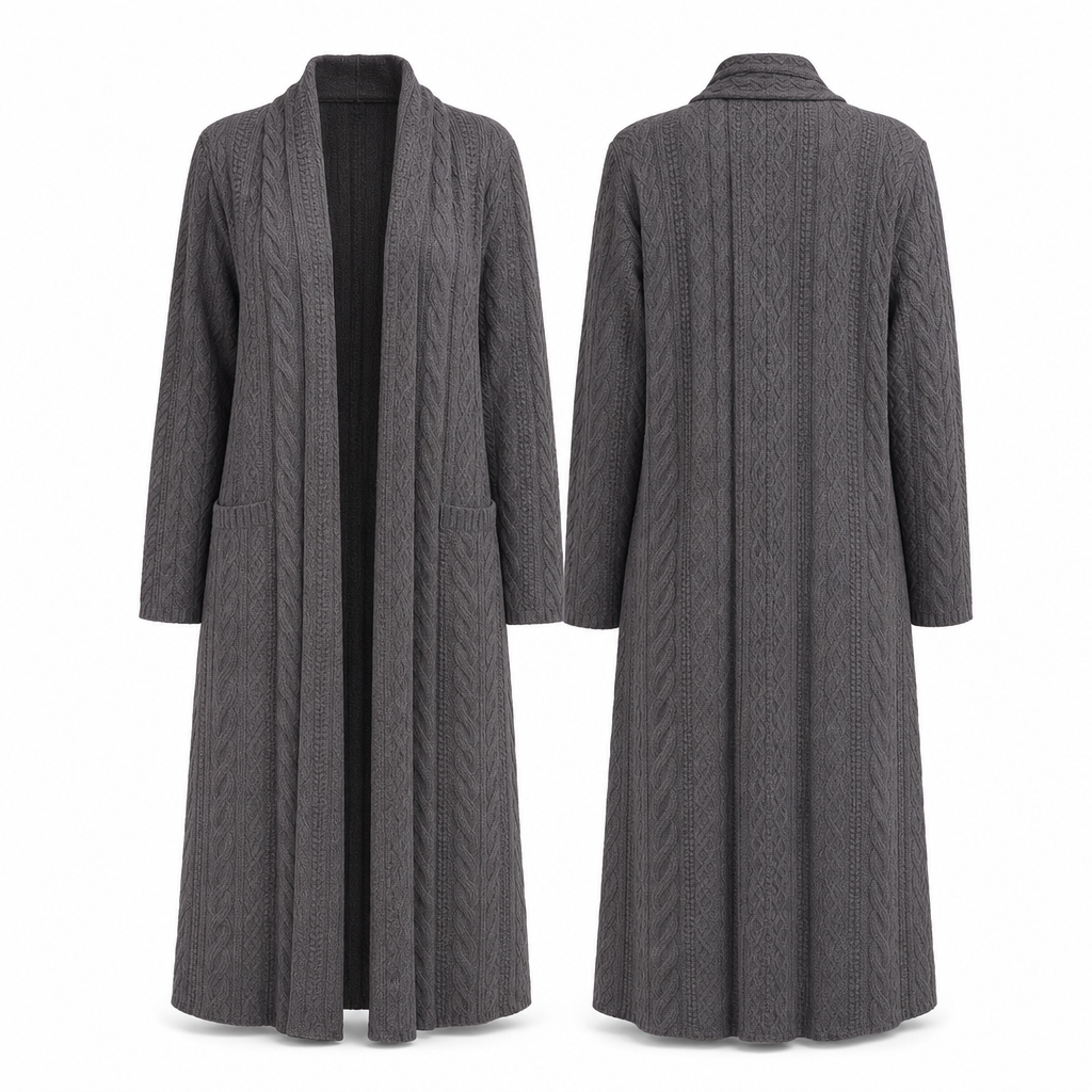 ✈️Neu eingetroffen – jetzt versandkostenfrei!✈️Freizeit Strickjacke Lang