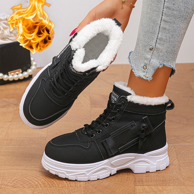 ❄️ 50% RABATT – nur heute! ❄️ Warme Damen-Winter-Stiefeletten mit Plüschfutter – bequem & kuschelig warm