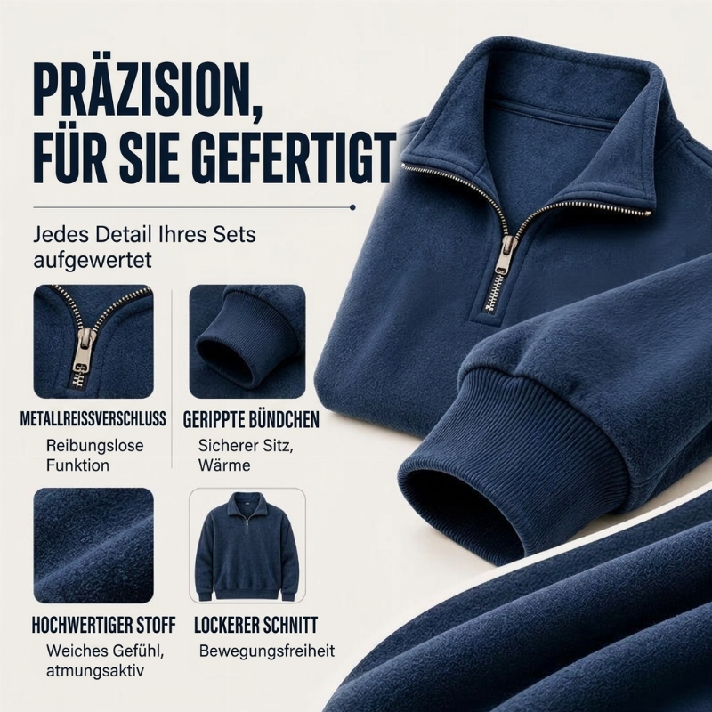 📢🎉50%Rabatt!!!🛍️✨Lässiges Viertelreißverschluss-Sweatshirt für Herren