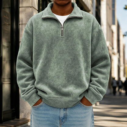 📢🎉50%Rabatt!!!🛍️✨Lässiges Viertelreißverschluss-Sweatshirt für Herren