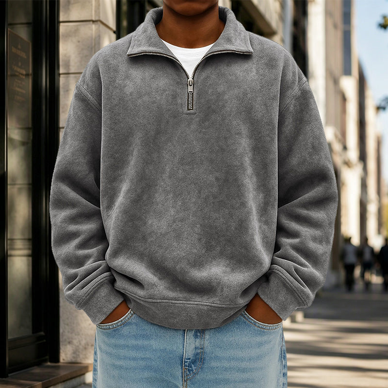 📢🎉50%Rabatt!!!🛍️✨Lässiges Viertelreißverschluss-Sweatshirt für Herren