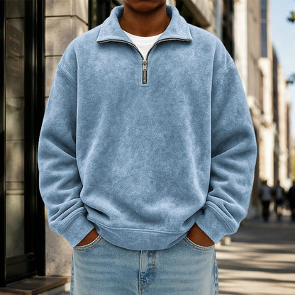 📢🎉50%Rabatt!!!🛍️✨Lässiges Viertelreißverschluss-Sweatshirt für Herren