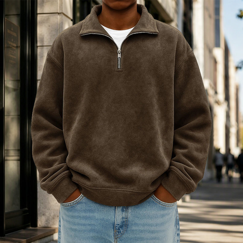 📢🎉50%Rabatt!!!🛍️✨Lässiges Viertelreißverschluss-Sweatshirt für Herren