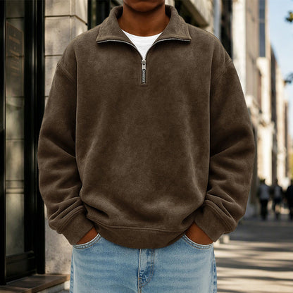 📢🎉50%Rabatt!!!🛍️✨Lässiges Viertelreißverschluss-Sweatshirt für Herren