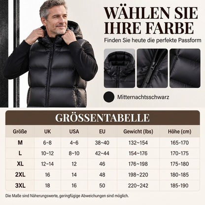 🔥Trending! Jetzt zugreifen!🔥 Leichte wärmende Kapuzenweste für Herren