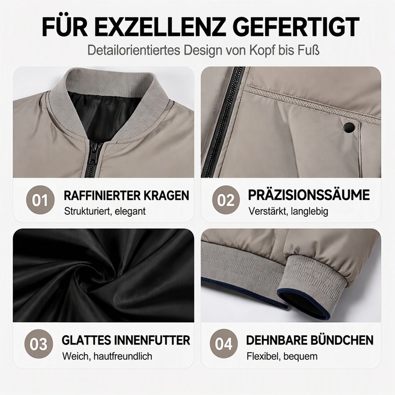 🚀Neu eingetroffen! 50% Rabatt!🚀 Warme Winter-Baseballjacke für Herren