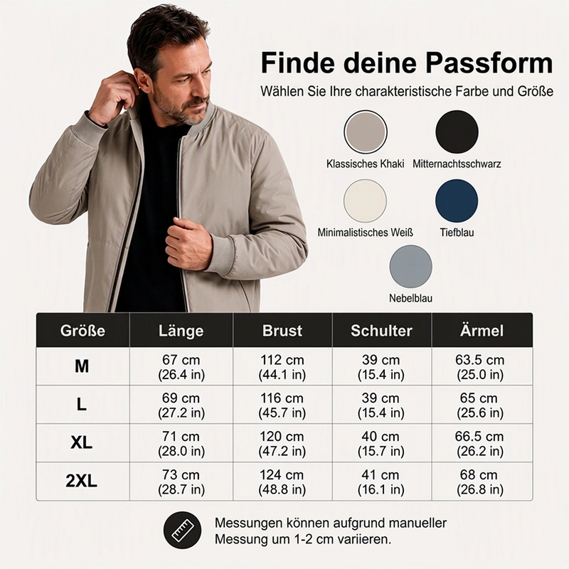 🚀Neu eingetroffen! 50% Rabatt!🚀 Warme Winter-Baseballjacke für Herren