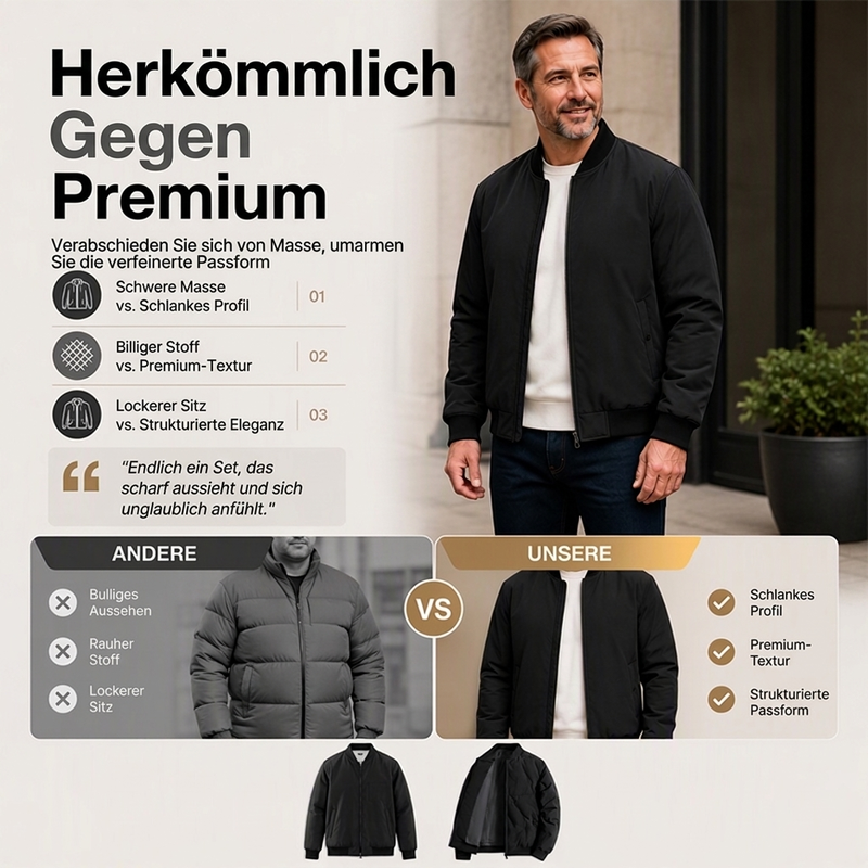 🚀Neu eingetroffen! 50% Rabatt!🚀 Warme Winter-Baseballjacke für Herren
