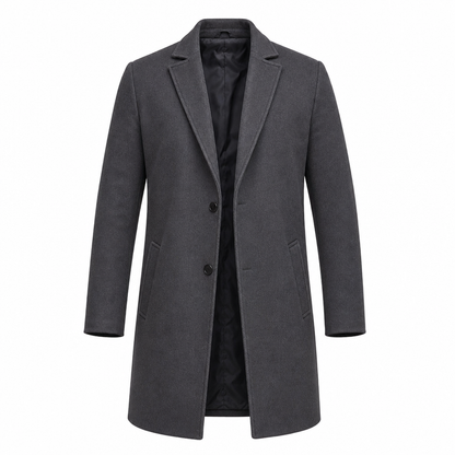 📢🎉🛍️✨Klassischer einreihiger Trenchcoat für Herren, Business-Casual Premium Windbreaker