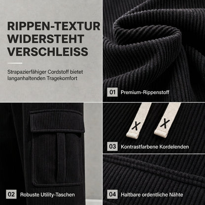 📢🎉50%Rabatt!!!🛍️✨Herren Cord-Cargohose mit entspannter Passform