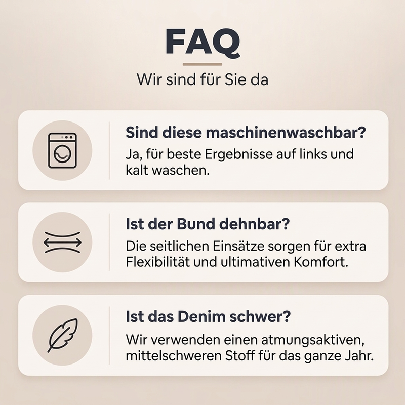 🥳Bestseller zurück! Jetzt kaufen!🥳 Freizeit-Jeans mit Stretch und weitem Bein für Damen