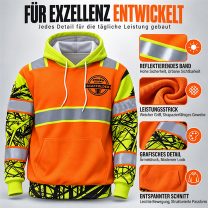 📢🎉50%Rabatt!!!🛍️✨Herren Hochsichtbarer Reflektierender Kapuzenpullover