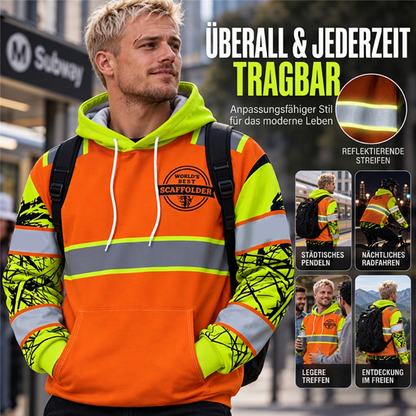 📢🎉50%Rabatt!!!🛍️✨Herren Hochsichtbarer Reflektierender Kapuzenpullover