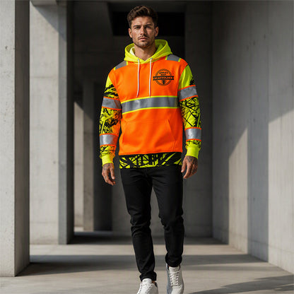 📢🎉50%Rabatt!!!🛍️✨Herren Hochsichtbarer Reflektierender Kapuzenpullover