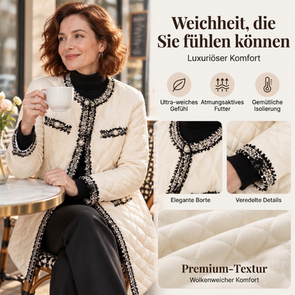 Steppjacke für Damen, mittellang, Wattierung