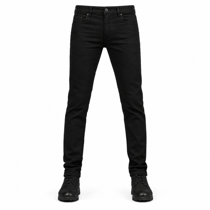 Herren Stretch Slim Fit Jeans, Casual Mid Rise Denimhosen
