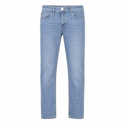 Herren Stretch Slim Fit Jeans, Casual Mid Rise Denimhosen