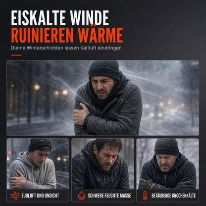 ❄️Ultimate Warmth, Windproof Heat Lock – Men's Winter Hooded Quilted Jacket & Pants Set ✨