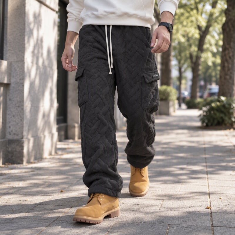 📢🎉50%Rabatt!!!🛍️✨Herren Kabelstrick Warme Plüsch Cargohose