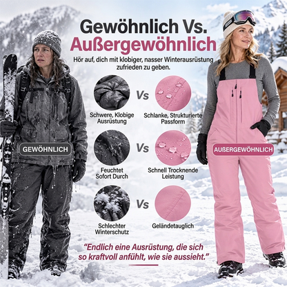 💞Nur für kurze Zeit!💞 Unisex Wasserdichte Skihosen mit Trägern
