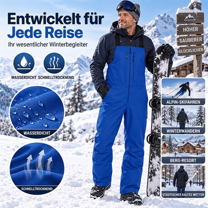 💞Nur für kurze Zeit!💞 Unisex Wasserdichte Skihosen mit Trägern