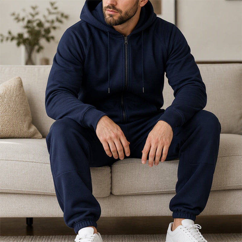 ⏰Beliebt und bald ausverkauft!⏰ Bequemer männnlicher Freizeit Wärmender Kapuzenspringsuit