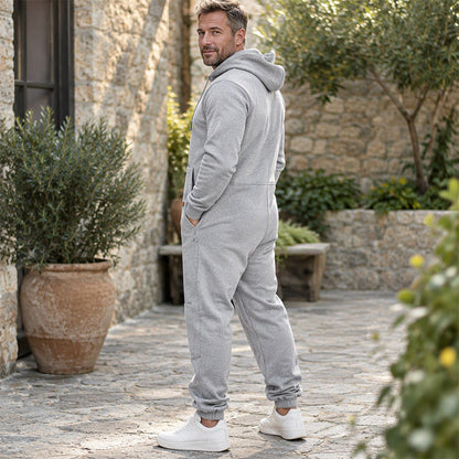 ⏰Beliebt und bald ausverkauft!⏰ Bequemer männnlicher Freizeit Wärmender Kapuzenspringsuit