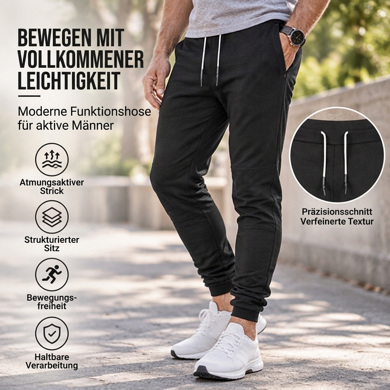 🥳Über 10.000 positive Bewertungen! 50% Rabatt!🥳 Herren-Freizeitsport-Jogginghose in Slim Fit