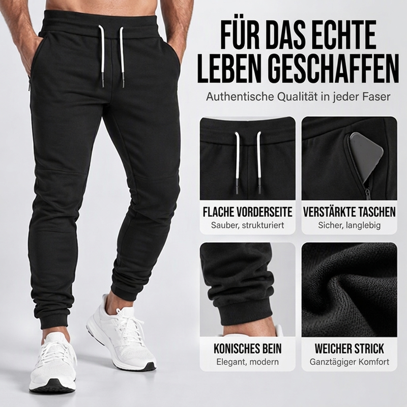 🥳Über 10.000 positive Bewertungen! 50% Rabatt!🥳 Herren-Freizeitsport-Jogginghose in Slim Fit