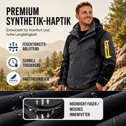 🔥 Nur heute 50 %! Herren Farbblock-Winddichte Outdoor-Jacke