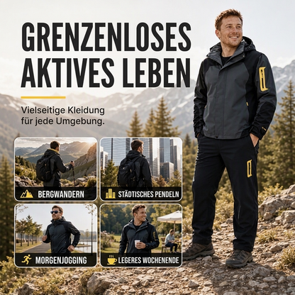 🔥 Nur heute 50 %! Herren Farbblock-Winddichte Outdoor-Jacke