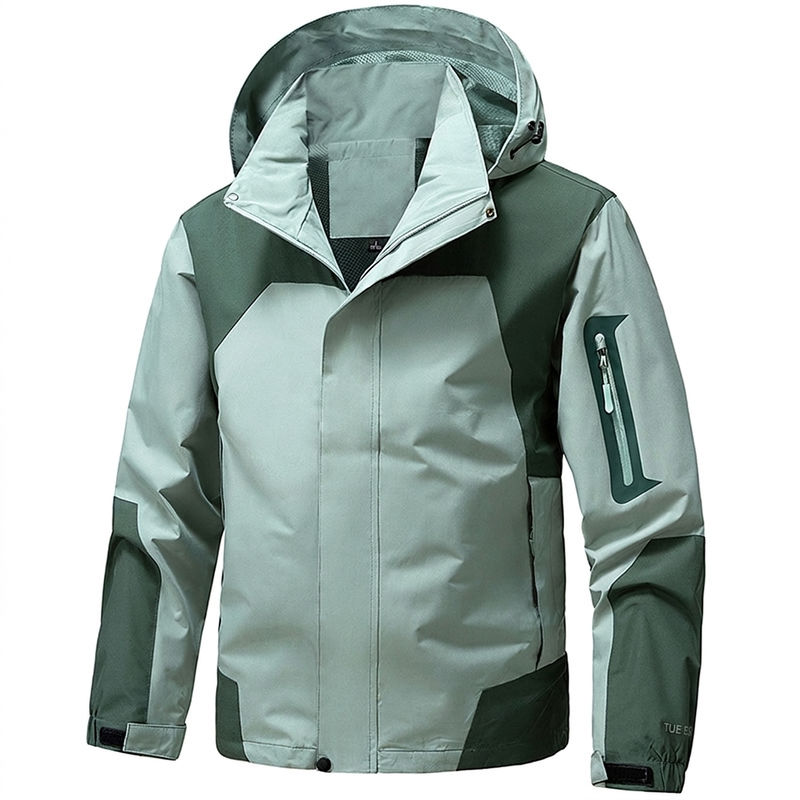 🔥 Nur heute 50 %! Herren Farbblock-Winddichte Outdoor-Jacke