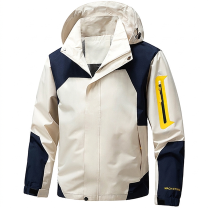 🔥 Nur heute 50 %! Herren Farbblock-Winddichte Outdoor-Jacke