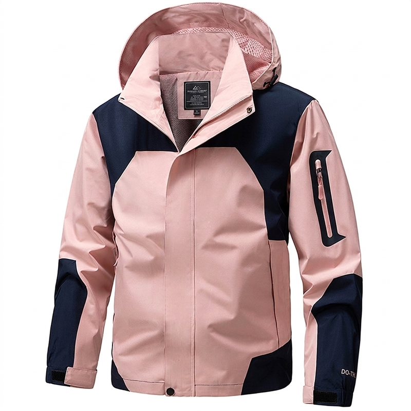 🔥 Nur heute 50 %! Herren Farbblock-Winddichte Outdoor-Jacke