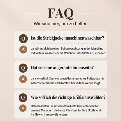 Klassischer Thermo-Strickjacke für Herren