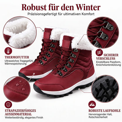 🔥Bestseller + 50% Rabatt!🔥 Damen Gemütliche Schnürschneestiefel