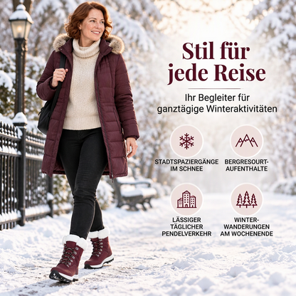 🔥Bestseller + 50% Rabatt!🔥 Damen Gemütliche Schnürschneestiefel