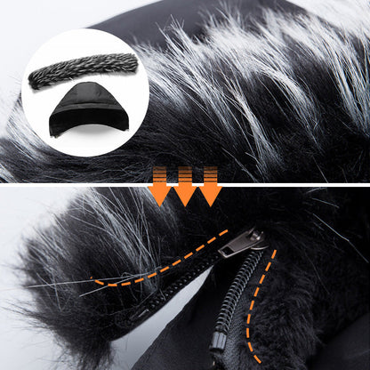 📢🎉50%Rabatt!!!🛍️✨Tolles Geschenk - Warme, lange Kapuzenjacke für Männer für kaltes Wetter