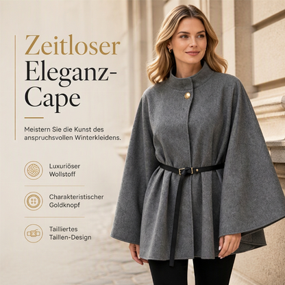 📢🎉50%Rabatt!!!🛍️✨Eleganter Damen-Cape-Mantel mit Stehkragen