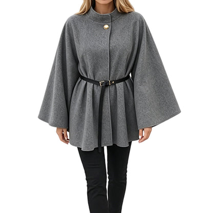 📢🎉50%Rabatt!!!🛍️✨Eleganter Damen-Cape-Mantel mit Stehkragen