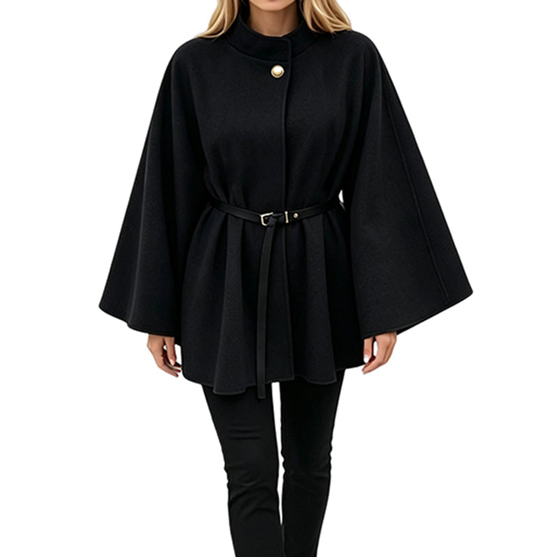 📢🎉50%Rabatt!!!🛍️✨Eleganter Damen-Cape-Mantel mit Stehkragen