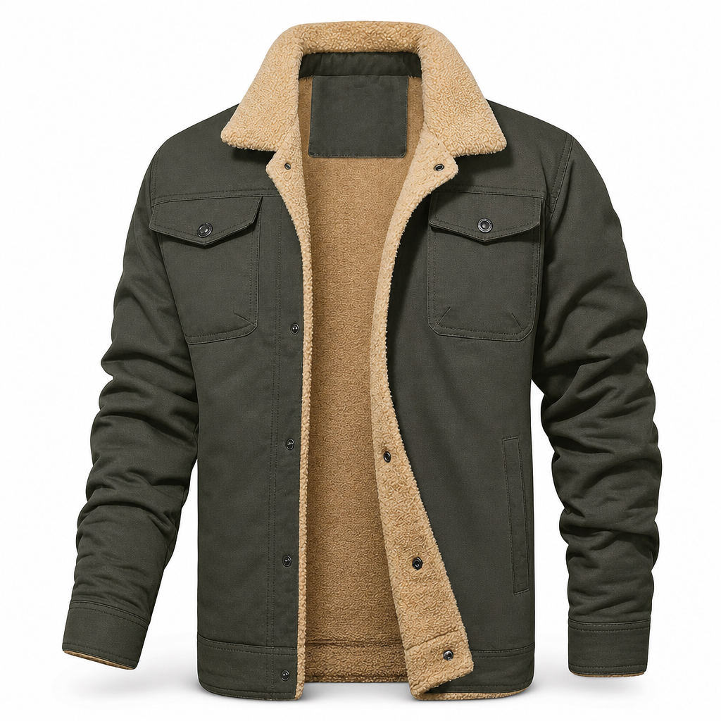 📢🎉50%Rabatt!!!🛍️✨Herren Casual Cargojacke mit Plüschfutter 🚚 Versandkostenfrei – nur heute! ✈️