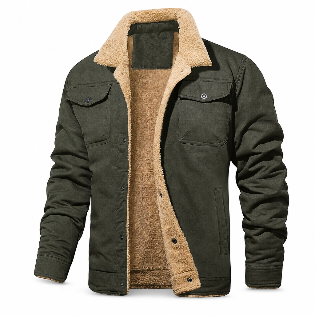 📢🎉50%Rabatt!!!🛍️✨Herren Casual Cargojacke mit Plüschfutter 🚚 Versandkostenfrei – nur heute! ✈️