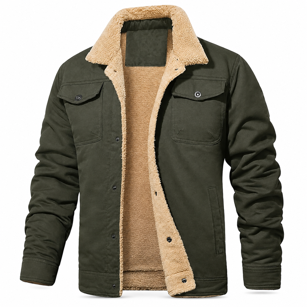 📢🎉50%Rabatt!!!🛍️✨Herren Casual Cargojacke mit Plüschfutter 🚚 Versandkostenfrei – nur heute! ✈️