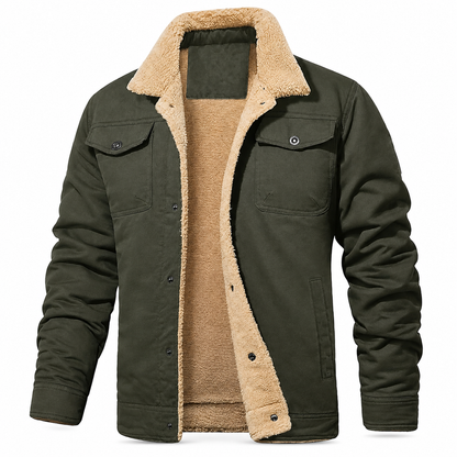 📢🎉50%Rabatt!!!🛍️✨Herren Casual Cargojacke mit Plüschfutter 🚚 Versandkostenfrei – nur heute! ✈️