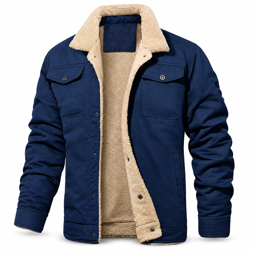 📢🎉50%Rabatt!!!🛍️✨Herren Casual Cargojacke mit Plüschfutter 🚚 Versandkostenfrei – nur heute! ✈️