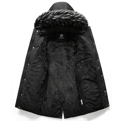 📢🎉50%Rabatt!!!🛍️✨Tolles Geschenk - Warme, lange Kapuzenjacke für Männer für kaltes Wetter